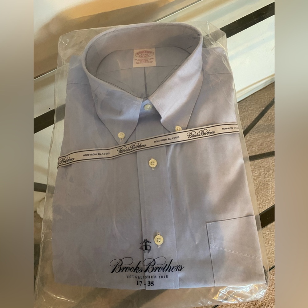 Brooks Brothers Classic Blue Dress Shirt
